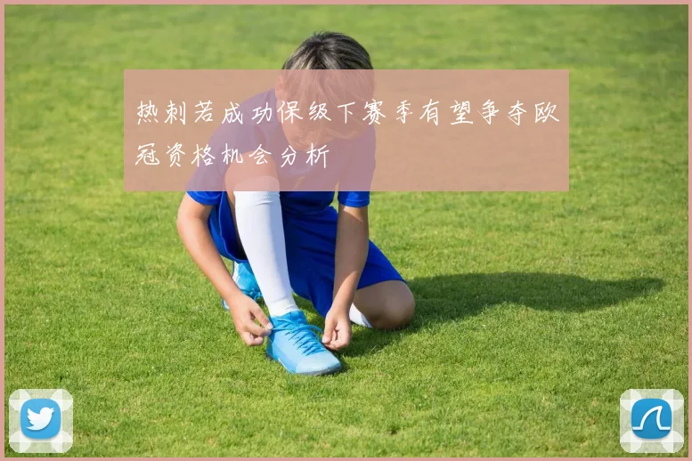热刺若成功保级下赛季有望争夺欧冠资格机会分析